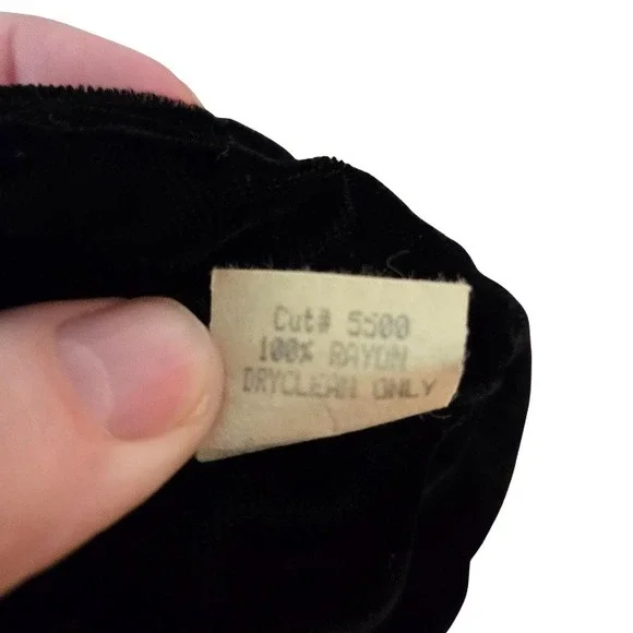 True Vtg Whimsigoth Velveteen Button Up Fairy Witchy Goth Vampy Collared Shirt - Picture 7 of 9